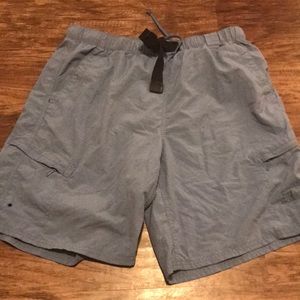 North Face Blue Board Shorts